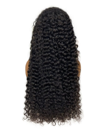 Burmese Curly half wig