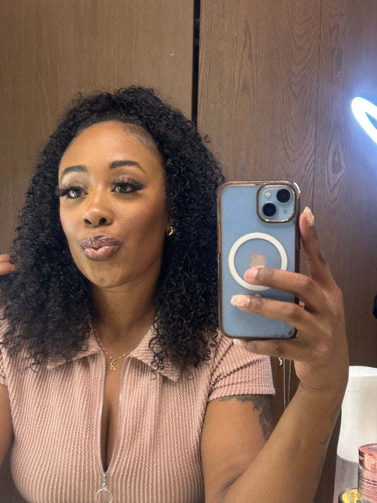 Fiji Curl half wig