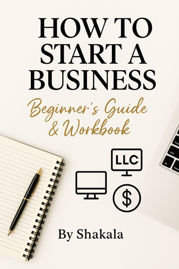✨Business Starter Workbook by Goddess Collections